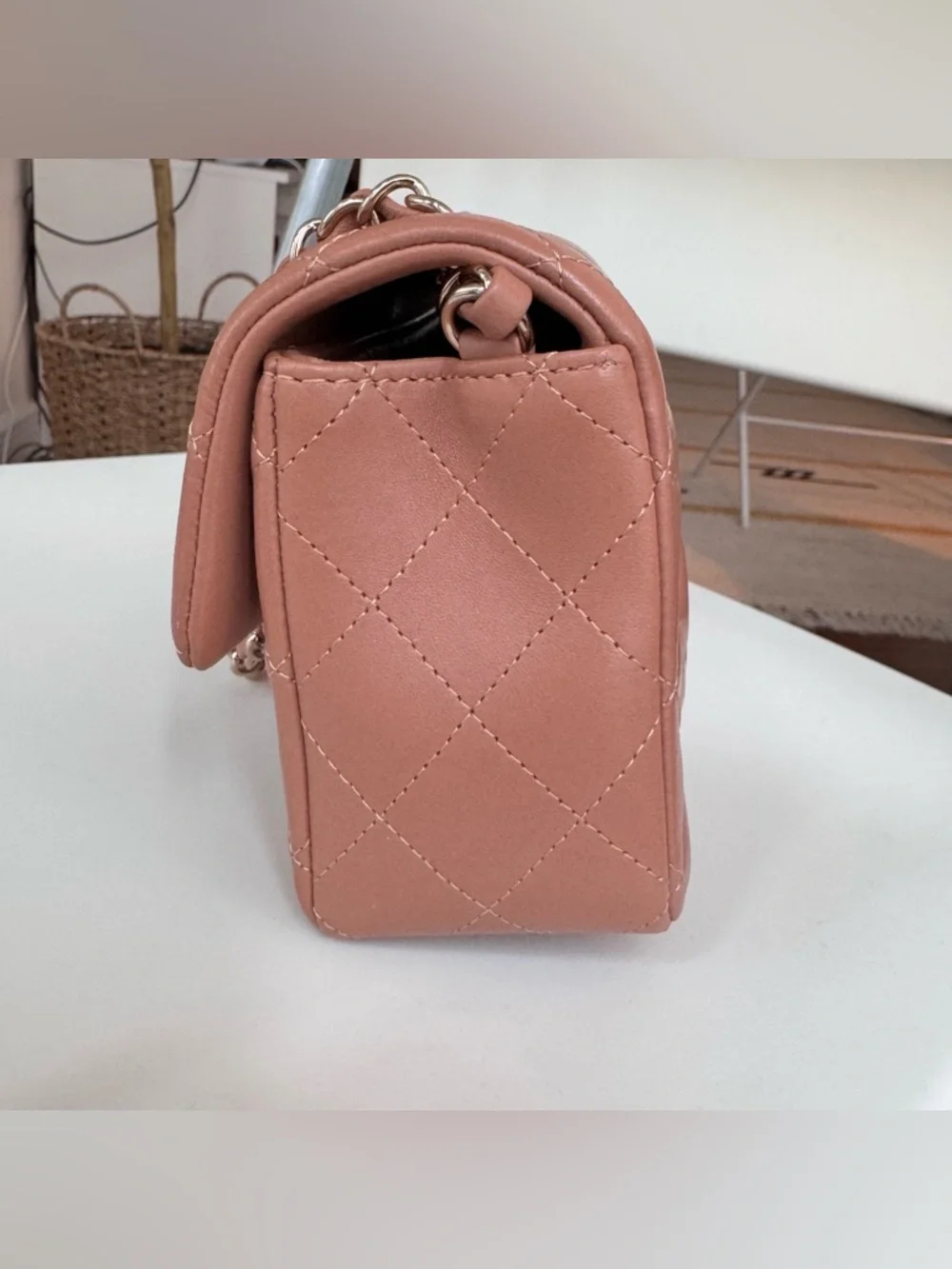 Chanel Classic Flap Mini Rectangular Caramel - Picture 7 of 16